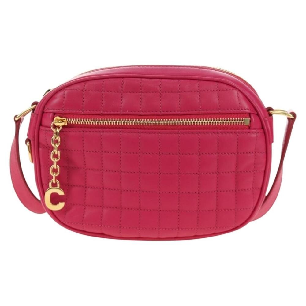 Celine Triomphe Shoulder Bag Pink